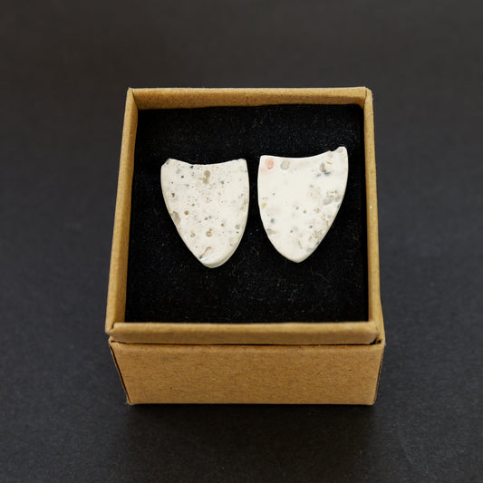 Earrings - shield shape